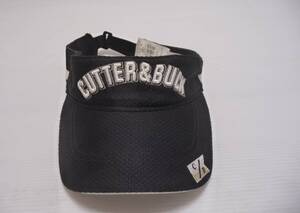 ■CUTTER&BUCK カッターアンドバック ゴルフ サンバイザー バイザー フリーサイズ ブラック■