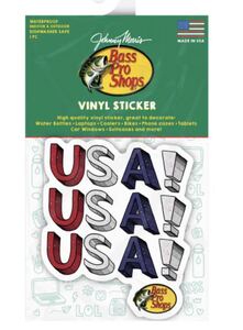 Bass Pro Shops デカール ステッカー シール 日本未発売 防水 耐久性 防水性と耐候性屋内外での使用OK 食洗機対応 バスプロ USA アメリカ