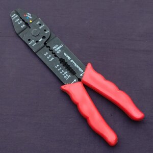 ワイヤーストリッパー ワイヤーカッター 全長約220㎜ WIRE STRIPPER CUTER 工具 DIY用品 【8550】【T112】