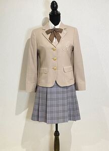 東京都（小野学園女子高校）■女子■制服■学生服■チェック柄■A-29