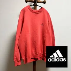 adidas アディダス　スウェット　ヴィンテージ　ビンテージ　古着　赤