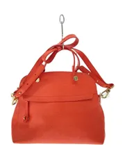 FURLA トートバッグ レザー オレンジ G5996