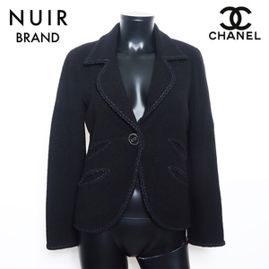 シャネル CHANEL ジャケット Size:36 08C ツイード ブラック