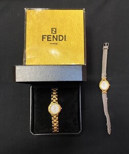 【6TT多10015E】★1円スタート★FENDI★フェンディ★OROLOGI★オロロジ★900L★640L★クオーツ★レディース★腕時計★現状品★2点★まとめ