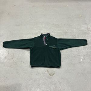 （A-30）90s パタゴニア シンチラ スナップT メンズ M PATAGONIA アウトドア プルオーバー フリース ジャケット ブルゾン