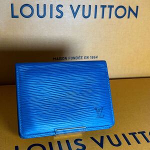 ☆1円〜 ルイヴィトン エピ カードケース 鑑定済み LOUIS VITTON 保存袋付き LV