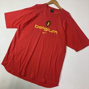 243 NIKE ナイキ ビッグシルエット クルーネック Tシャツ BELGIUN ベルギー サイズL メンズ 春夏 半袖 ゆるだぼ スポーツ 30415V