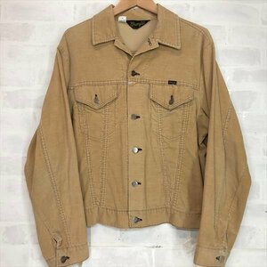 70s Wrangler ラングラー 三角タグ 黒タグ USA製 コーデュロイ ジャケット SIZE: 40 ベージュ ヴィンテージ MH632024062704