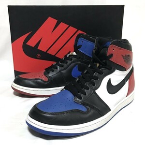 【美品】NIKE AIR JORDAN 1 RETRO HIGH TOP3 ナイキ エアジョーダン1 レトロ ハイカット メンズ スニーカー 29㎝ シカゴ ブレッド ロイヤル