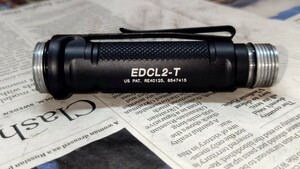 【美品】SUREFIRE EDCL2-T 2セル6V純正ボディ BK シュアファイア 検（6P E1 E2