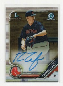 2019 BOWMAN DRAFT CHROME [RYAN ZEFERJAHN]1st Bowman 直筆サインカード