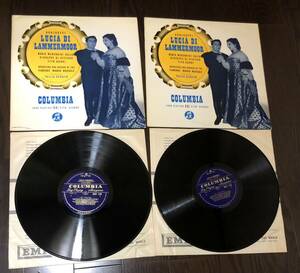 マリア・カラス　EMI 英Columbia LP オペラ　Lucia Di Lammermoor Maria callas コロンビア