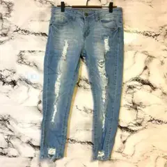 【VIP jeans】 デニム　パンツ　(F) 青　かわいい　オシャレ❤︎
