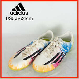 MK8578*アディダス*adidas*キッズ*サッカースパイク*US5.5-24cm*カラフル