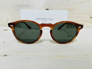 ◆OLIVER PEOPLES◆OV5217S 1483R8◆Gregory Peck◆オリバーピープルズ サングラス ボストン ラウンド◆未使用 美品◆