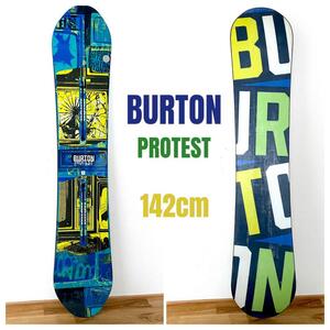 BURTON PROTEST バートン プロテスト 142cm キッズ上位モデル スノーボード ツインチップ キャンバー snowboard ボード 板