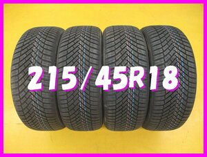 ★送料無料 A2s★　新品/ラベル無し　215/45R18　93V　コンチネンタル　ALLSEASON CONTACT　夏４本　※オールシーズン