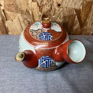 送料無料【Nの1821】九谷焼　庄三　急須　茶器 茶道具 