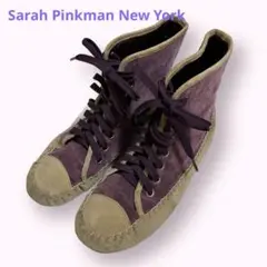 Sarah Pinkman New York ハイカットシューズ