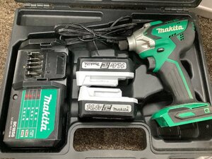 【中古】マキタ　makita　充電式インパクトドライバー 14.4V MTD001DSAX グリーン　充電器　DC18SG