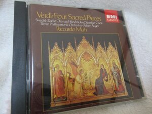 ヴェルディ：聖歌四篇【CD】スウェーデン放送合唱団／ベルリン・フィル／ムーティ指揮、アーリーン・オジェー (ソプラノ)