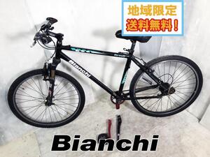 地域限定送料無料★美品 中古★Bianchi ビアンキ ATTIVO アッティーボ 26インチ マウンテンバイク MTB【Bianchi ATTIVO】EB8B