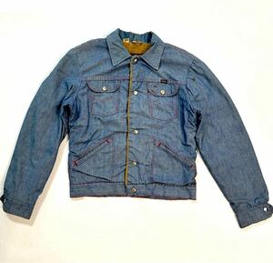 70s MAVERICK 24MJ タイプ 裏ボア No.2 デニム ジャケット 38 ビンテージ 70年代 マーベリック WRANGLER 11MJZ 60s 50s フェイクファー USA