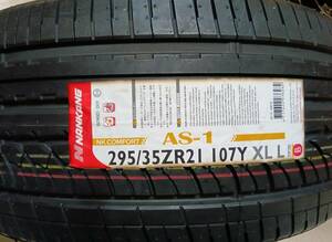 送料込・未使用2021年製造 ナンカンAS-１　295/35R21　1本のみ　匿名配送