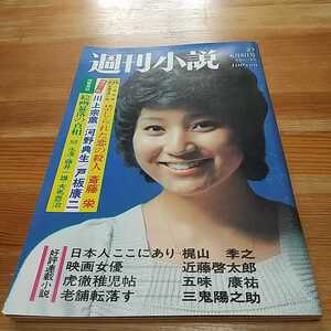 当時物 希少 レア 週刊小説 1973 昭和48年 6/8 仁科明子 佐久間良子 岡じゅん子 田宮二郎 松坂慶子 吉永小百合 