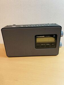 ◯ パナソニック ラジオ FM/AM/ワンセグTV音声 3バンド ワイドFM対応 ブラック RF-U180TV 2019年製 動作未確認