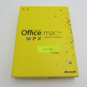 NA-108●Microsoft Office Mac 2011 Home and student /Office 2011 パッケージ版