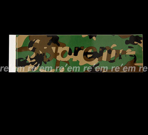 国内正規品新品未使用★Supreme 2020 20 FW AW 希少 Camo Box Logo Sticker Woodland Camo Green 迷彩 ボックス ロゴ ステッカー 非売品