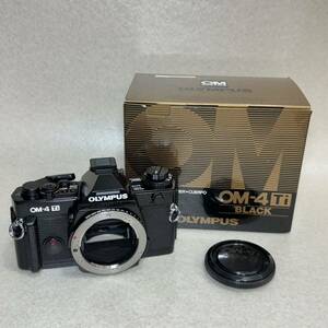 6-103） OLYMPUS オリンパス OM-4 Ti ボディ Black ブラック 一眼レフ フィルムカメラ 