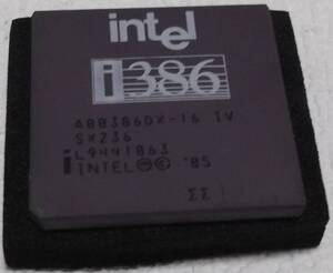 中古品 intel A80386DX-16 16MHz 現状品⑱