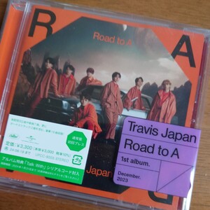 Ｔravis Ｊapan 　１stアルバム　Ｒoad to Ａ、通常盤初回プレス（￥3300）全19曲　聴き応え充分　１点限り、３回使用　傷なし。