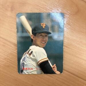 カルビー プロ野球カード 篠塚利夫 1987年 巨人　当時物　同梱可　