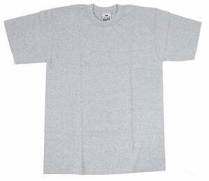 PRO CLUB プロクラブ クルーネック 半袖 ヘビーウェイト プレーン 無地 Tシャツ ビッグサイズ (ヘザーグレー) (2XL) [並行輸入品]