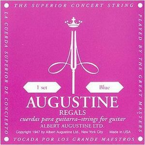 AUGUSTINE REGAL BLUE セット　オーガスチンクラシックギター弦　リーガルブルー 買いだおれ