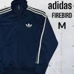 Mサイズ adidas ファイヤーバード ハイネック トラックジャケット 紺