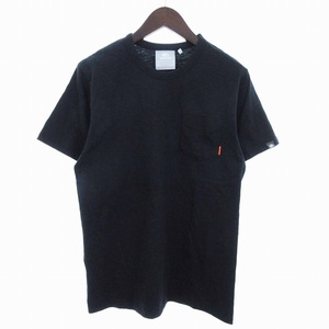 マムート MAMMUT Pocket T-Shirt ポケット Tシャツ カットソー 半袖 クルーネック 1017-01810 黒 ブラック L メンズ