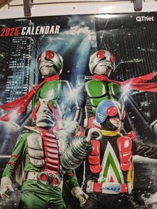 仮面ライダー2025カレンダーQT PRO QTnet　壁掛け