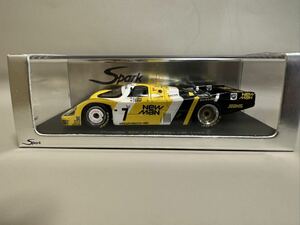 SPARK 1/43 9275 Porsche 956 #7 “NEWMAN”Winner LM1985