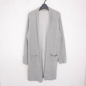 18SS SOPHNET. ソフネット LONG KNIT CARDIGAN (7GAUGE) 長袖ロングニット カーディガン 灰GRAY XL SOPH-180126