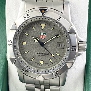 【1円〜】TAG HEUER タグ ホイヤー 腕時計 メンズ 959.713 シルバー文字盤 プロフェッショナル 200m デイト 可動品