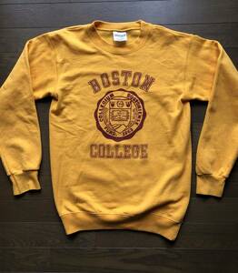 SR【貴重】 90s 1990年代 United Sports タグ BOSTON COLLEGE ボストン ビンテージ vintage カレッジロゴ スウェット トレーナー 古着