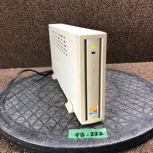 98-232 激安 レトロPC パーツ 外付けHDD ハードディスク IO DATA アイ・オー・データ HDVS-2G/ISA SCSI 通電のみ確認 HDD無し ジャンク