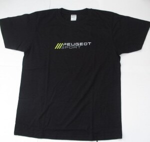 ★超レア　稀少★非売品★PEUGEOT　SPORT プジョー スポール Ｔシャツ★黒★Ｌサイズ★新品・未使用品★送料クリックポスト１８５円★