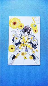 CLAMP 非売品 X エックス 原画 ポストカード 猫依譲刃 未使用 カード 角川書店 2001年 美品