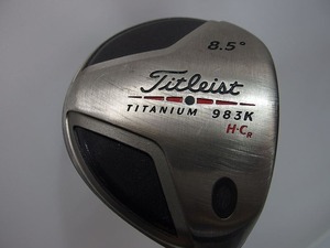 タイトリスト Titleist タイトリスト 983K チタン/ウルトラライト60/SX/8.5[6031] PRO TITANIUM