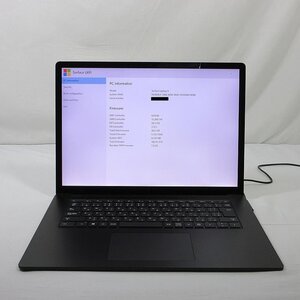 【ジャンク/展示品】マイクロソフト Surface Laptop 4 AMD Ryzen 7 2GHz/8GB/SSD512GB/15インチ/OS無/AC無【山形出荷】